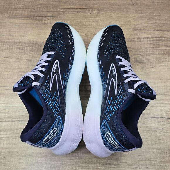 Brooks Glycerin 20 Women’s Size 10 B Navy Blue Teal Running Shoes (1203691B499) - Picture 6 of 9